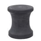 Black Fiber Clay Industrial Stool, , on-hover image number null