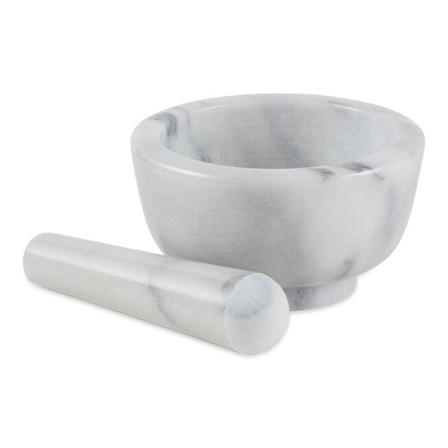 Marble Mortar and Pestle - White, , on-hover image number null