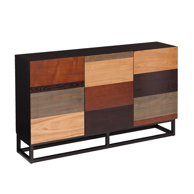 Mixed Tonal Wooden Console Table, MULTI, hi-res image number null