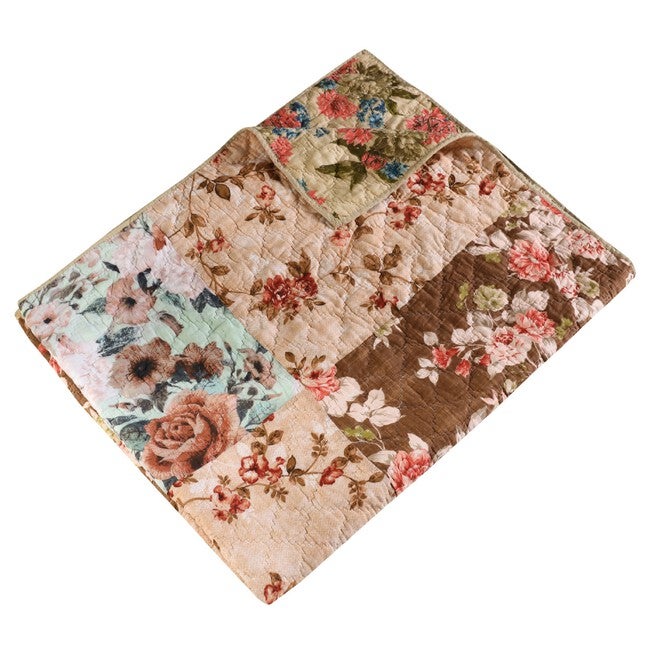 Briar Quilted Patchwork Throw Blanket, , on-hover image number 1