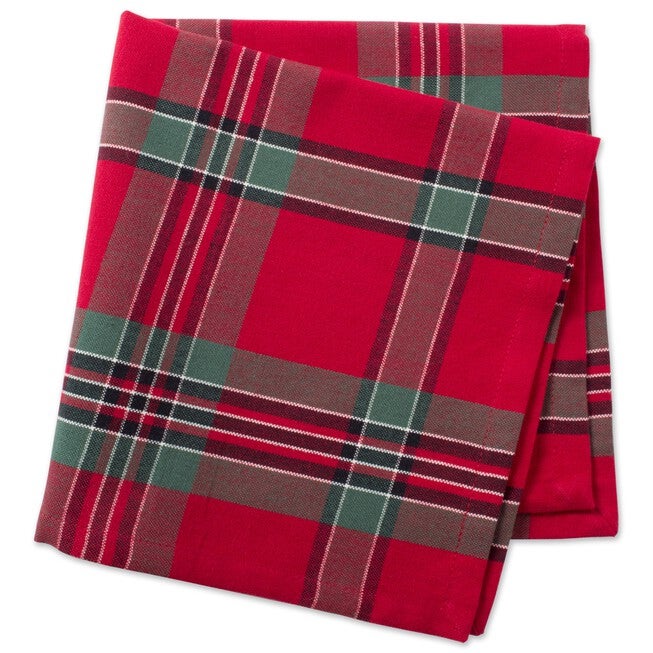 Holiday Plaid Napkin, Set of 6, , alternate image number null