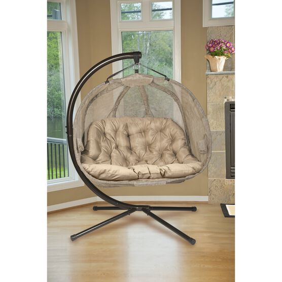Hanging Pumpkin Patio Chair - Bark, , on-hover image number null