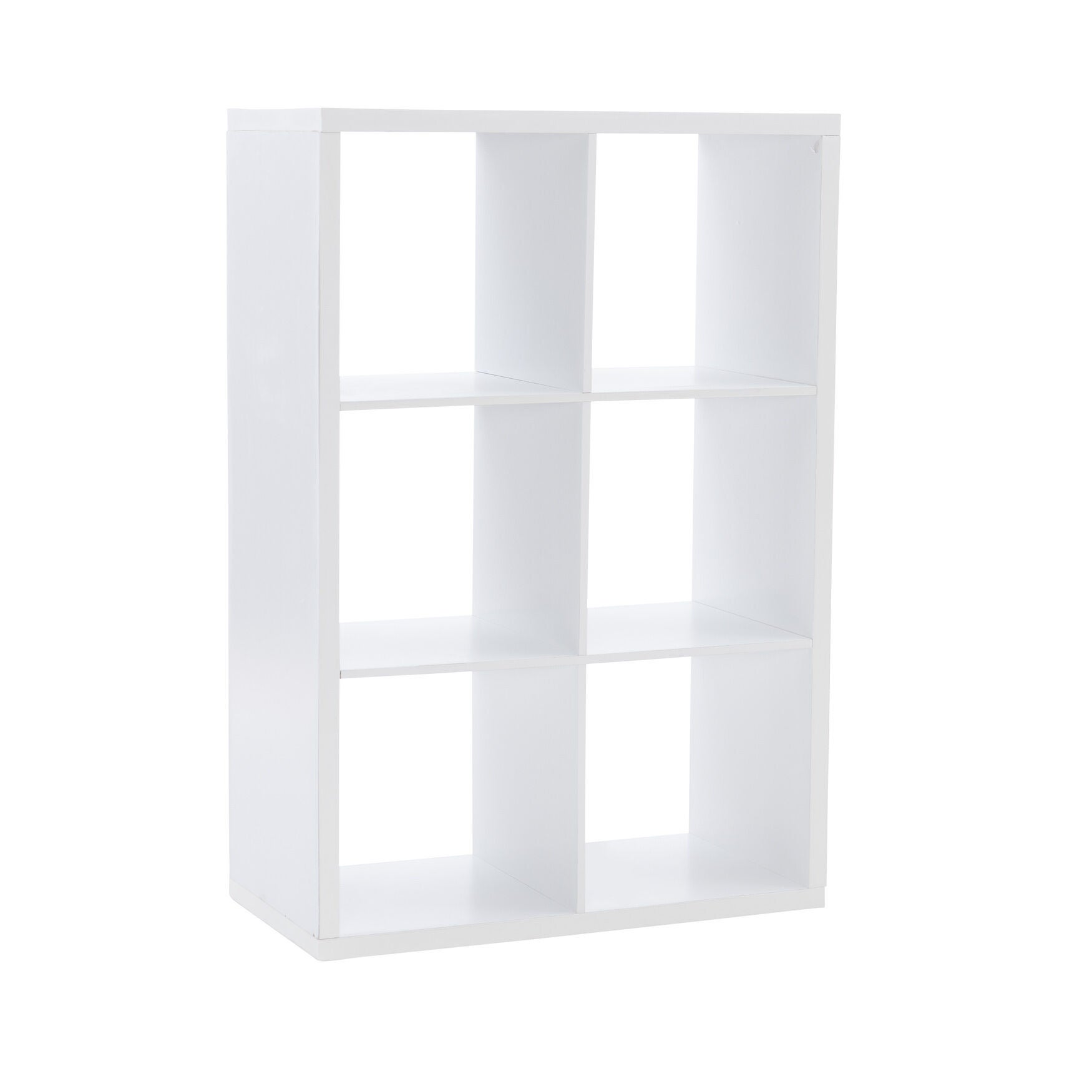 Galli 6 Cubby Storage Cabinet, WHITE, hi-res image number 0