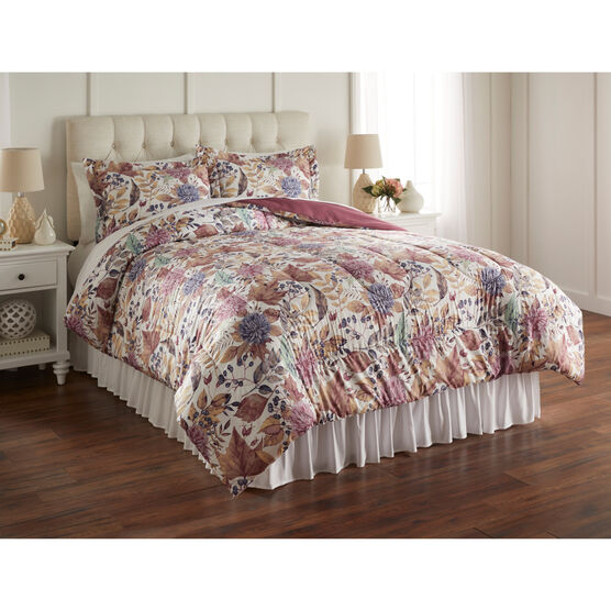 Adaline Floral Comforter Set, LAVENDER FLORAL, hi-res image number null