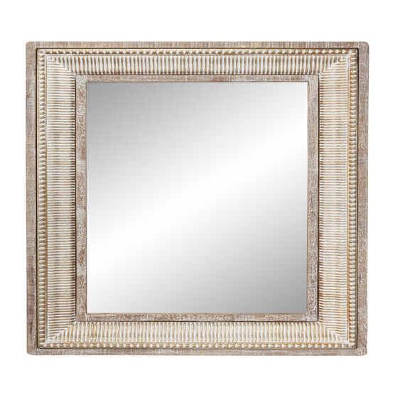 Brown Farmhouse Metal Wall Mirror, , alternate image number null