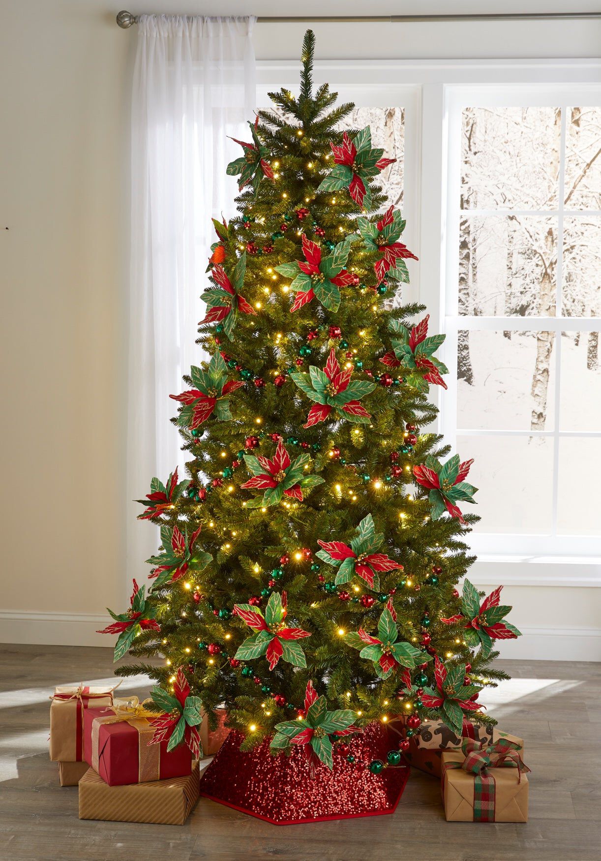 7.5' Pre-Lit Full Alberta Tree