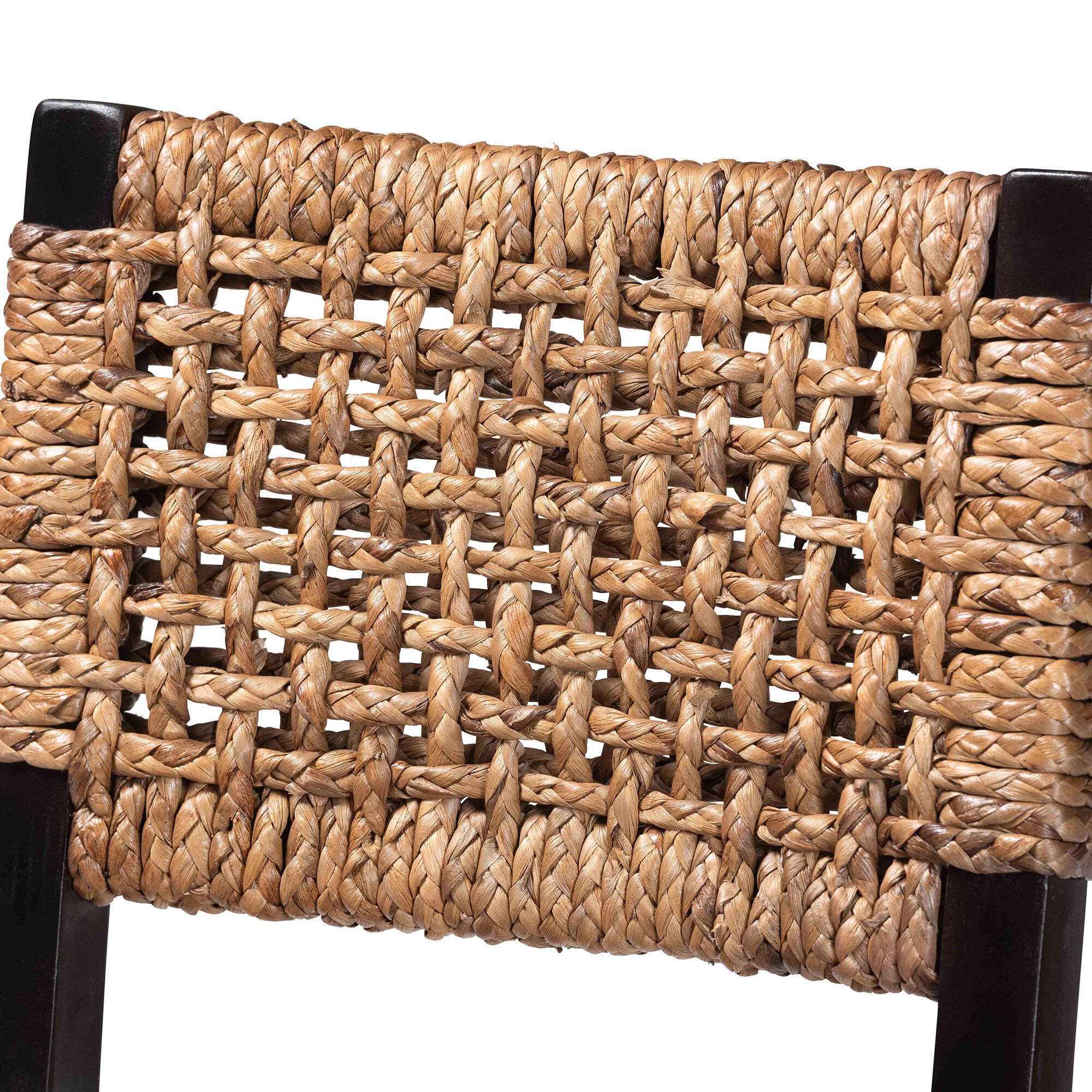 Alise Seagrass Bar Stool, DARK BROWN, alternate image number 5