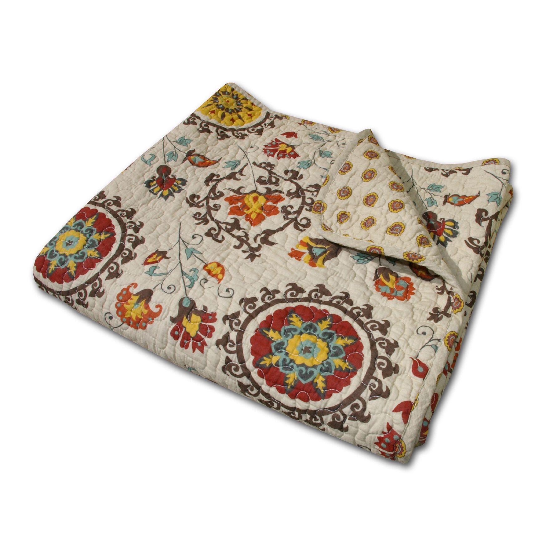 Andorra Quilted Throw Blanket, , on-hover image number 1