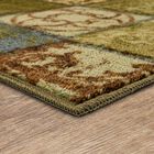 Floral Tile Blue Spa 2' 6" X 4' 2", , on-hover image number null