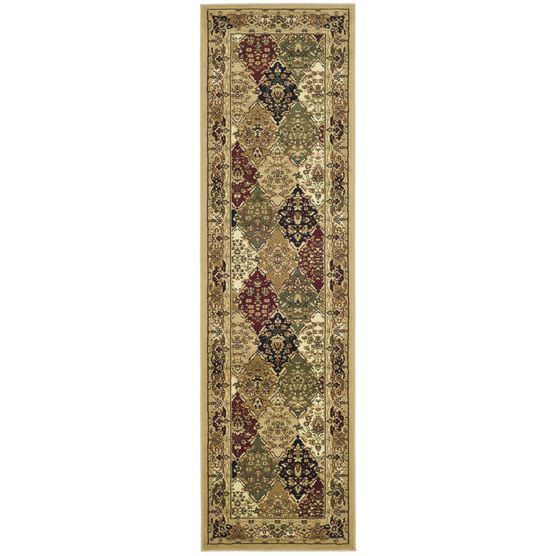 Lyndhurst 221 Multi / Beige 2'-3" X 22' Runner Rug, MULTI BEIGE, hi-res image number null