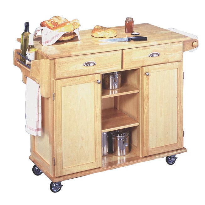 Napa Kitchen Cart, WOOD, hi-res image number 0
