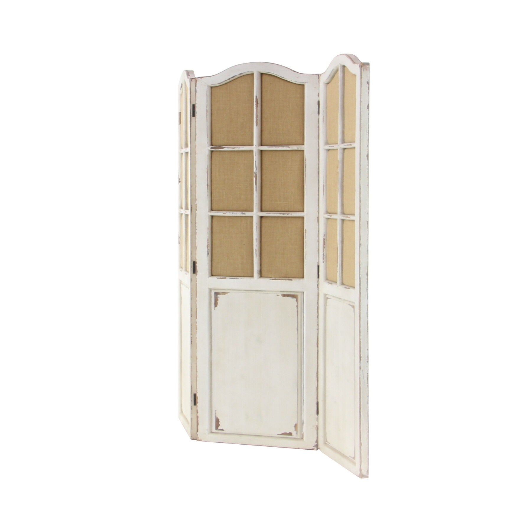 Beige Wood Farmhouse Room Divider Screen, 71 inches x 48 inches x 1 inches, , alternate image number 4