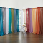 BH Studio Sheer Voile Rod-Pocket Panel Pair, , on-hover image number 1
