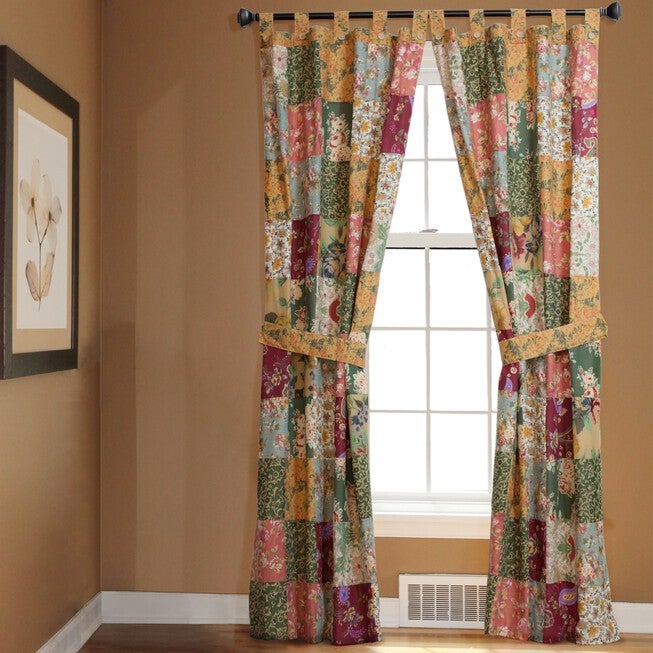 Antique Chic Curtain Panel Pair , MULTI, hi-res image number 0