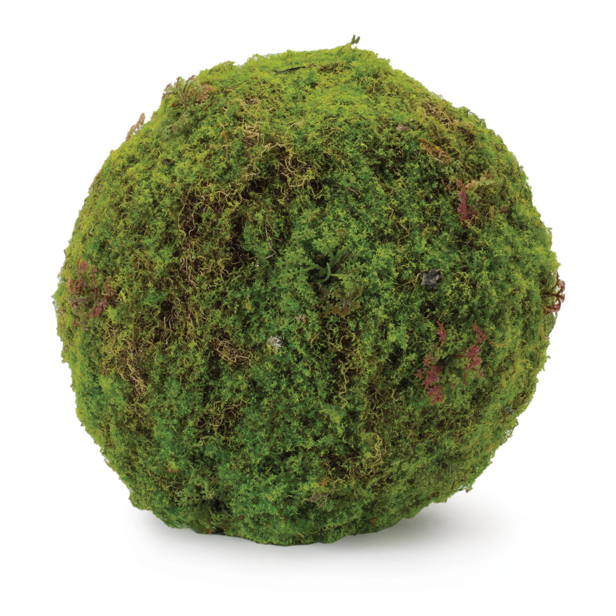 Faux Moss Orb Set of 2, GREEN, hi-res image number 0