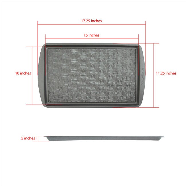 2 Piece Non Stick Metal Baking Sheet Set, , alternate image number 3