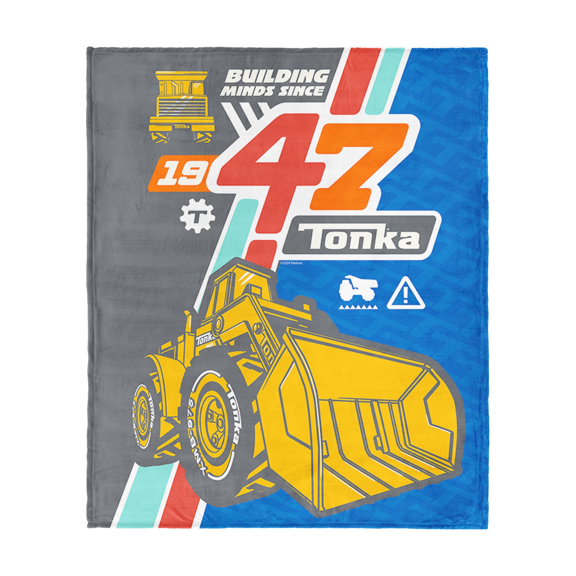 Hasbro Tonka Silk Touch Throw Blanket 46x60 inches, TONKA, hi-res image number 0