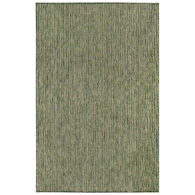Liora Manne Carmel Texture Stripe Indoor/Outdoor Rug, GREEN, hi-res image number 0