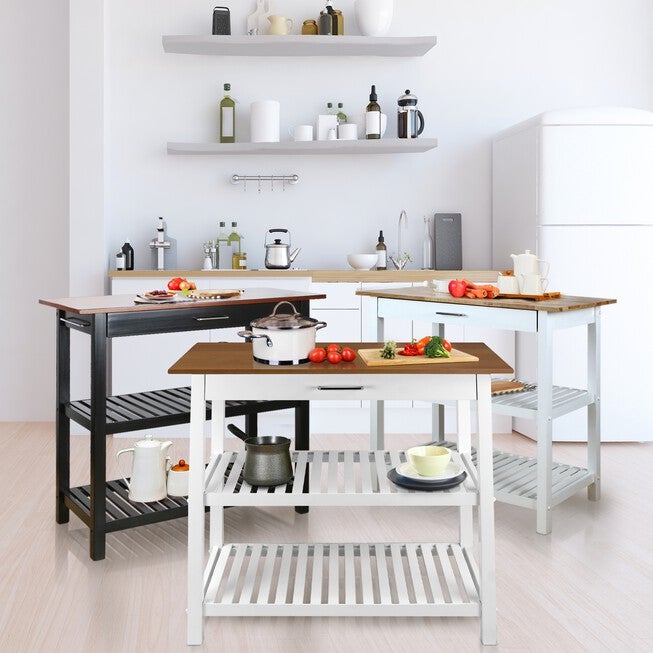 Kitchen Island with Solid American Cherry Top, , alternate image number 12