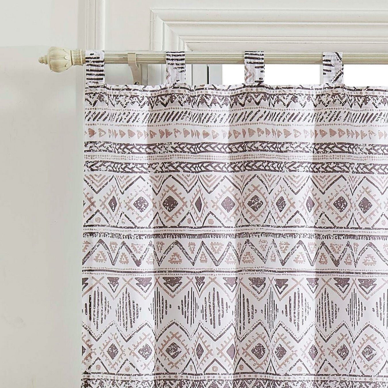 Denmark Window Curtain Panels, Set of 2, 84 inches, MULTI, alternate image number 2