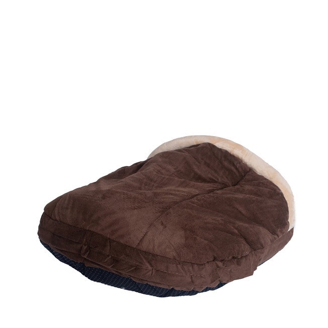 Slipper Shape Cat Dog Bed Mocha/Beige, , alternate image number 4