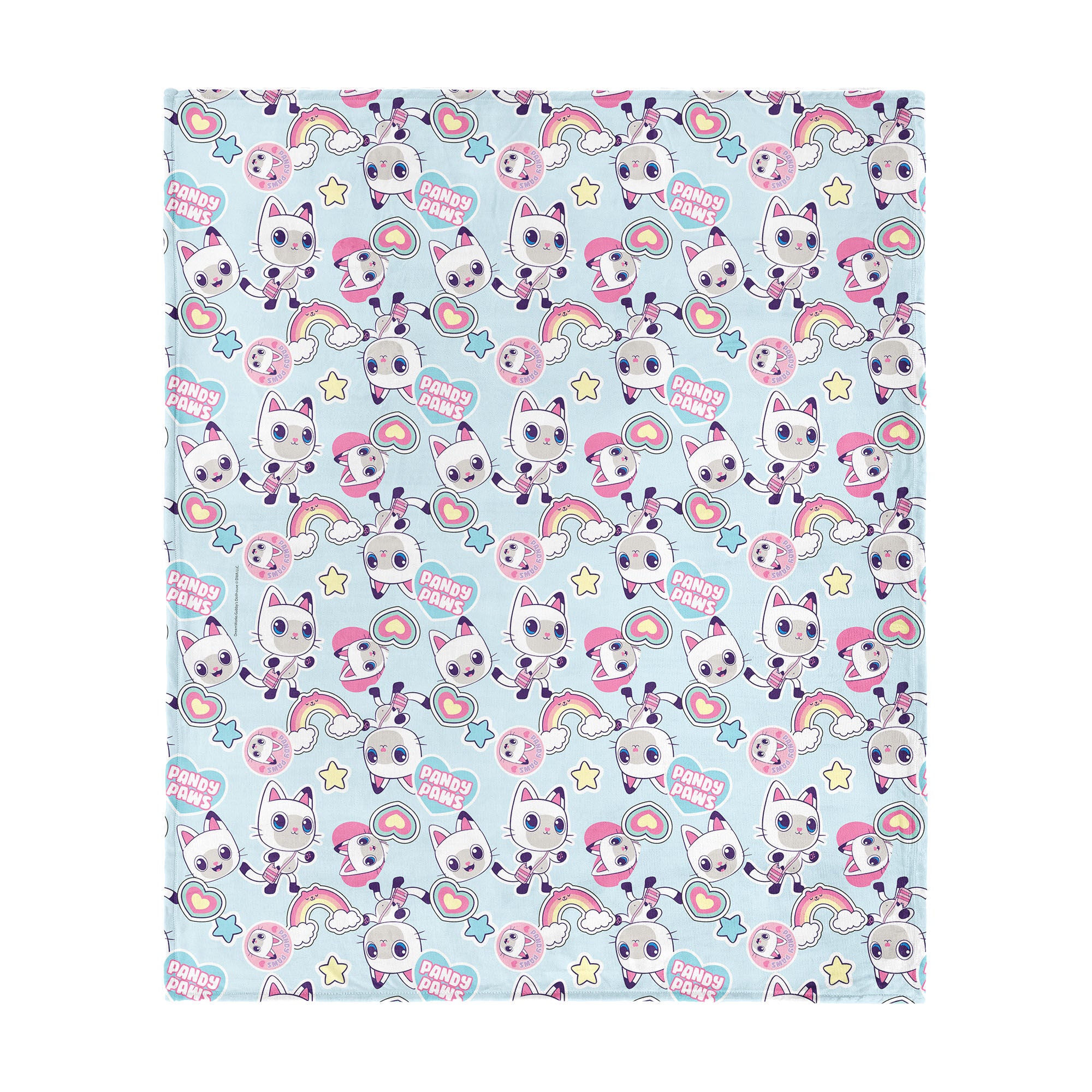 Universal Gabby's Dollhouse Silk Touch Throw Blanket 60x80 inches, PANDY PAWS, hi-res image number 0