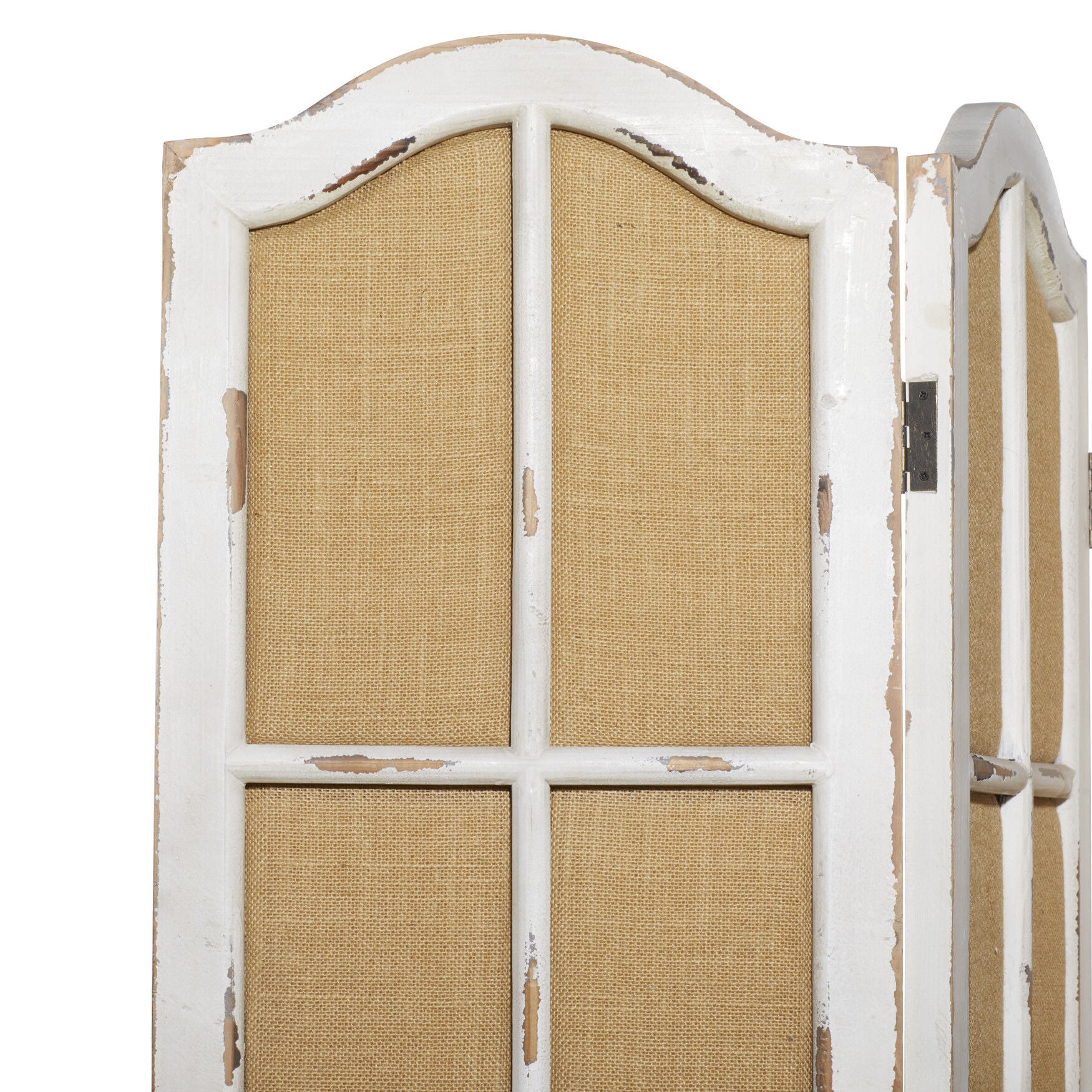 Beige Wood Farmhouse Room Divider Screen, 71 inches x 48 inches x 1 inches, , alternate image number 5