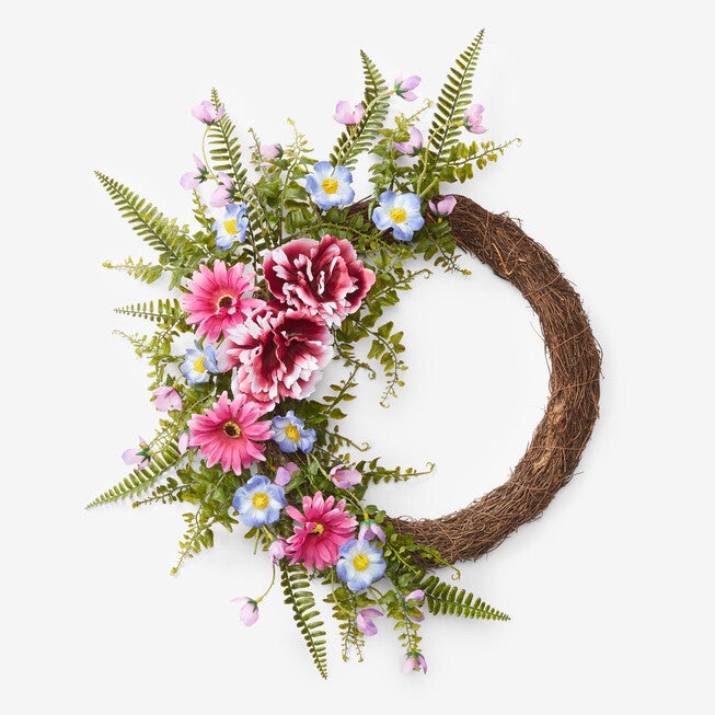18 inches Melody Wreath, PURPLE, hi-res image number 0