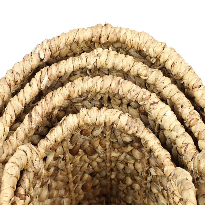 Set Of 4 Brown Sea Grass Coastal Storage Basket Storage Basket, , alternate image number null