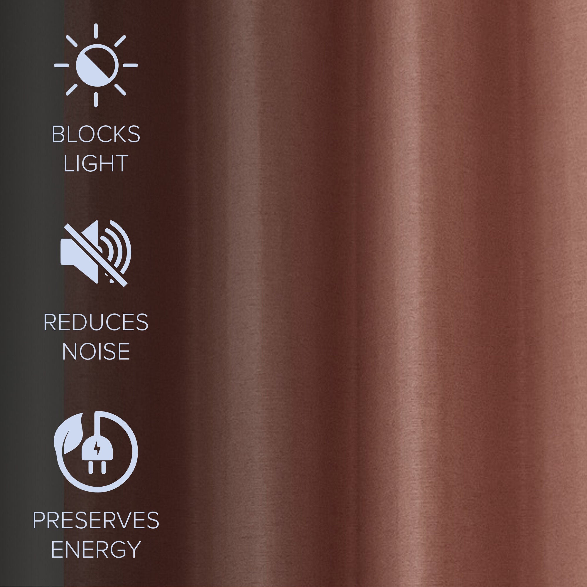 Brushed 100% Blackout Grommet Pair, CLAY, alternate image number 4