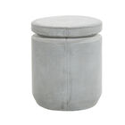 Grey Fiber Clay Industrial Stool, , on-hover image number null