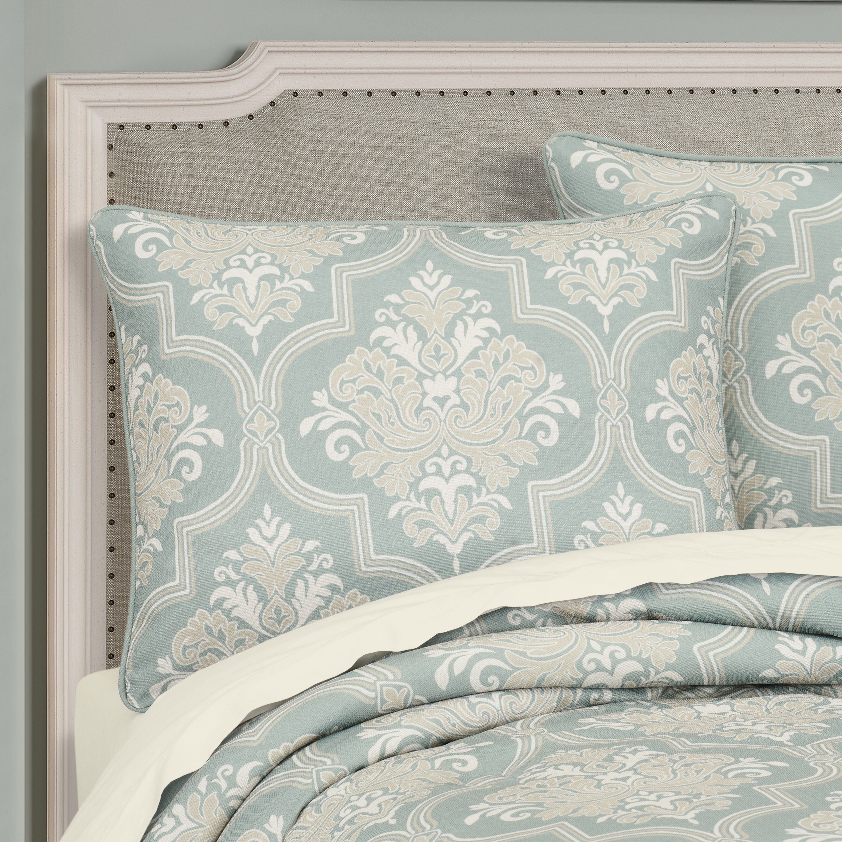 TRANQUILITY COMFORTER SET, AQUA, alternate image number 2