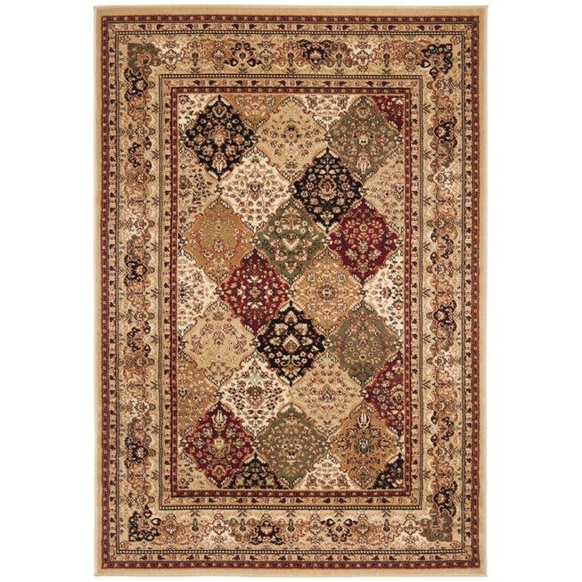 Lyndhurst 221 Multi / Beige 5'-3 inches X 7'-6 inches Medium Rectangle Rug, MULTI BEIGE, hi-res image number 0