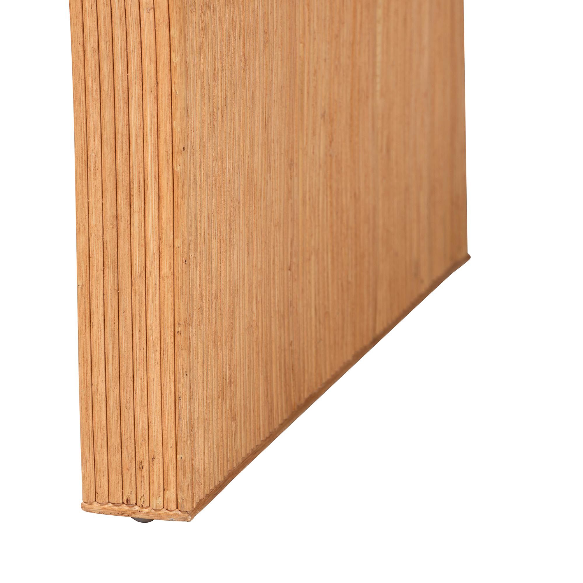 Guevara Bohemian Light Honey Fluted Rattan Coffee Table, HONEY, alternate image number 4