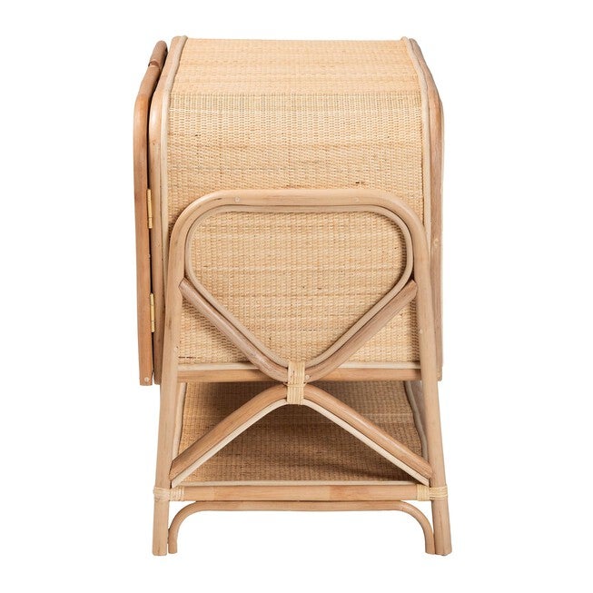 Gitano Bohemian Natural Rattan 2-Door Storage Cabinet, , alternate image number 3
