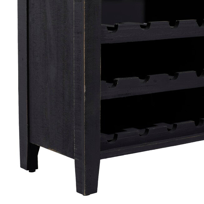 Black Farmhouse Wood Wine Storage, 36 x 32, , alternate image number 10