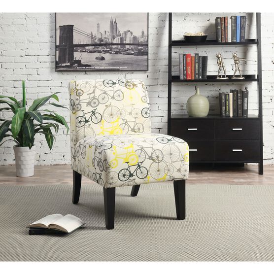 Accent Chair Seating, PATTERN FABRIC BIKE, hi-res image number null