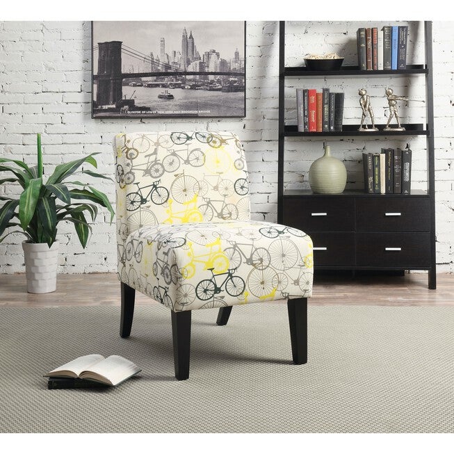 Accent Chair Seating, PATTERN FABRIC BIKE, hi-res image number 0