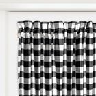 Buffalo Check Rod Pocket Door Panel And Tieback, , alternate image number null