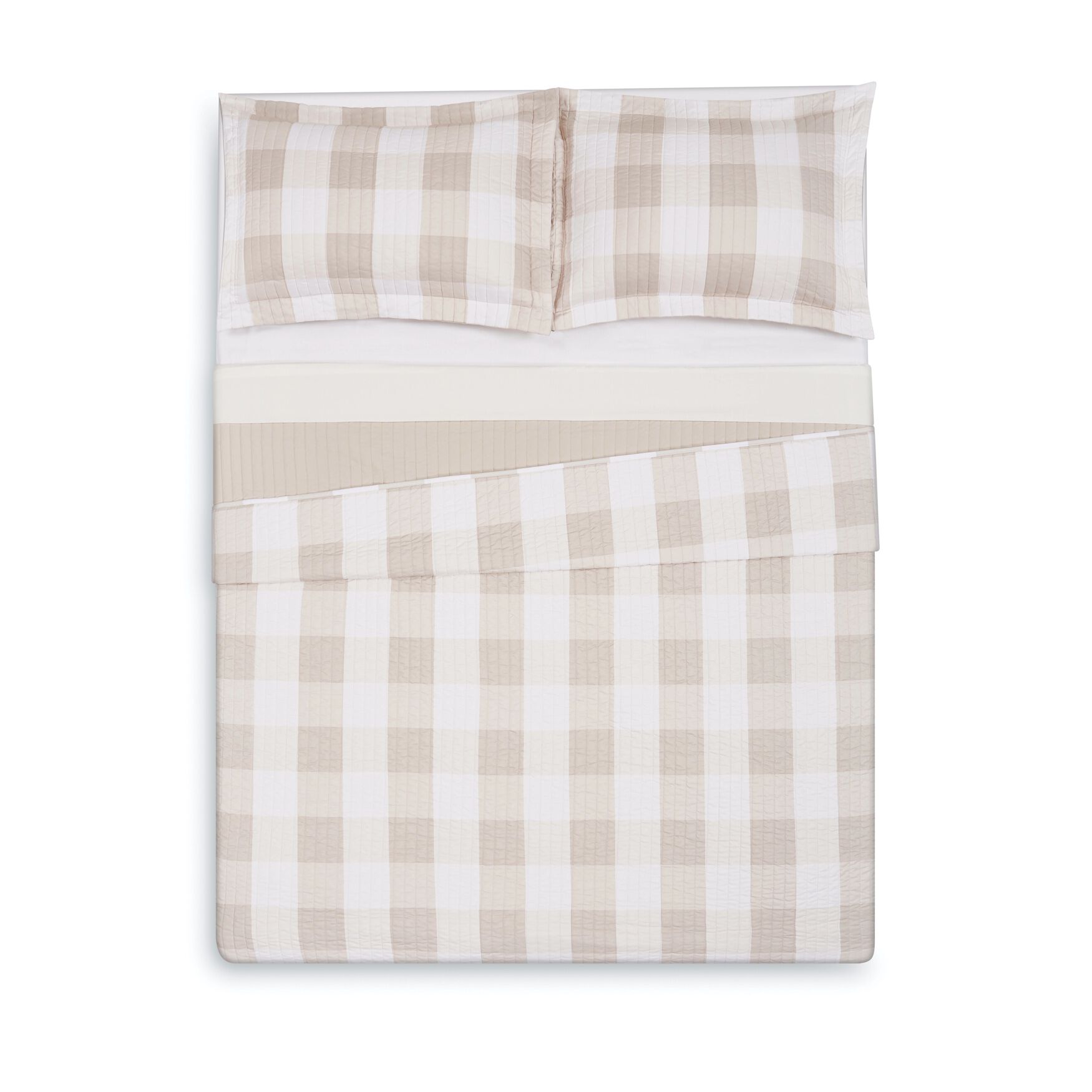 Everyday Buffalo Plaid Quilt Set, , alternate image number 2