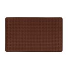 Woven Embossed Faux Leather Anti Fatigue Mat, LAVA, hi-res image number null