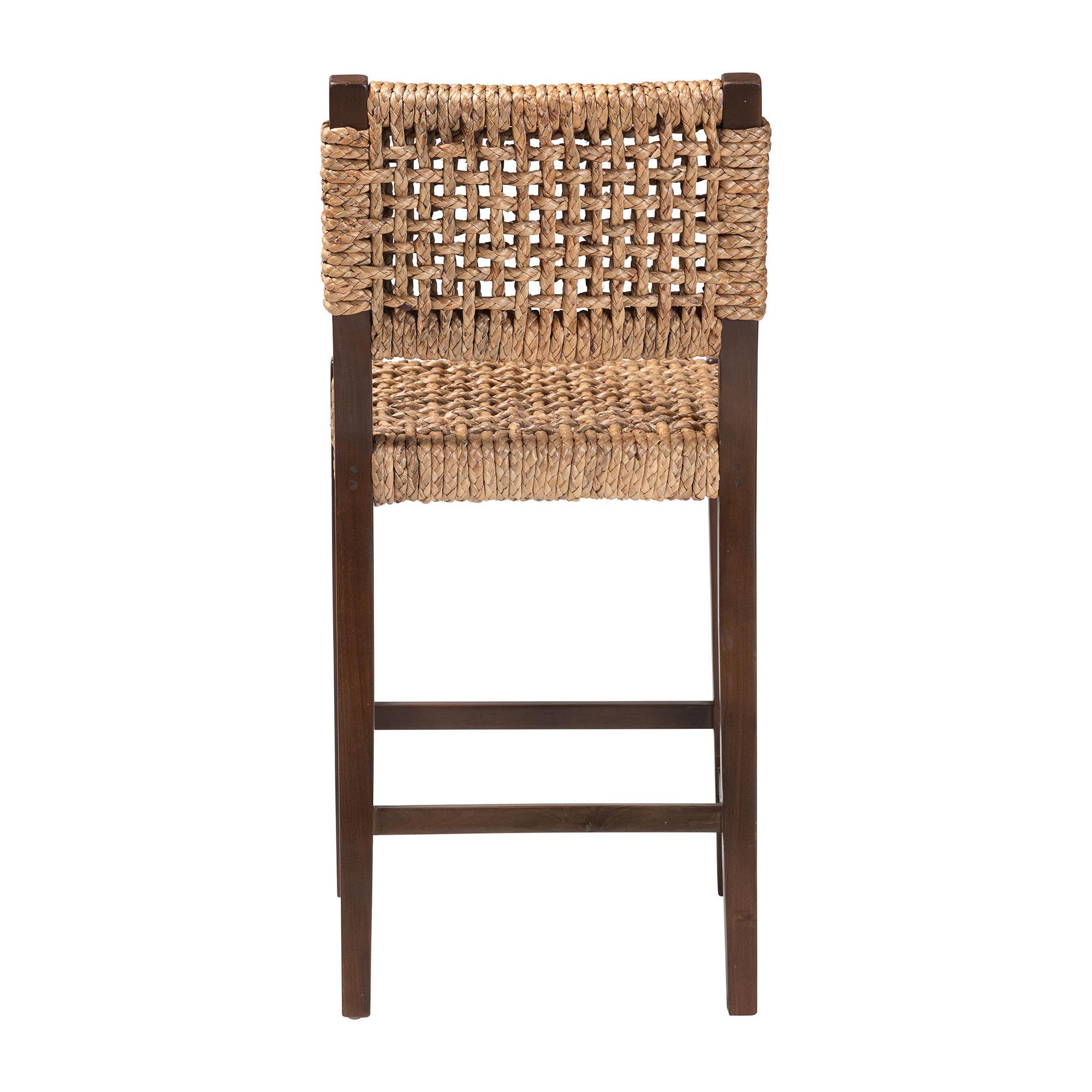 Alise Seagrass Counter Stool, EARTHY BROWN, alternate image number 4
