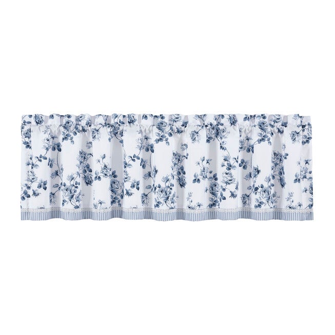 Rialto Window Straight Valance, FRENCH BLUE, alternate image number null