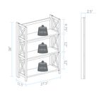 Montego 3-Shelf Folding Bookcase -Black, , alternate image number null