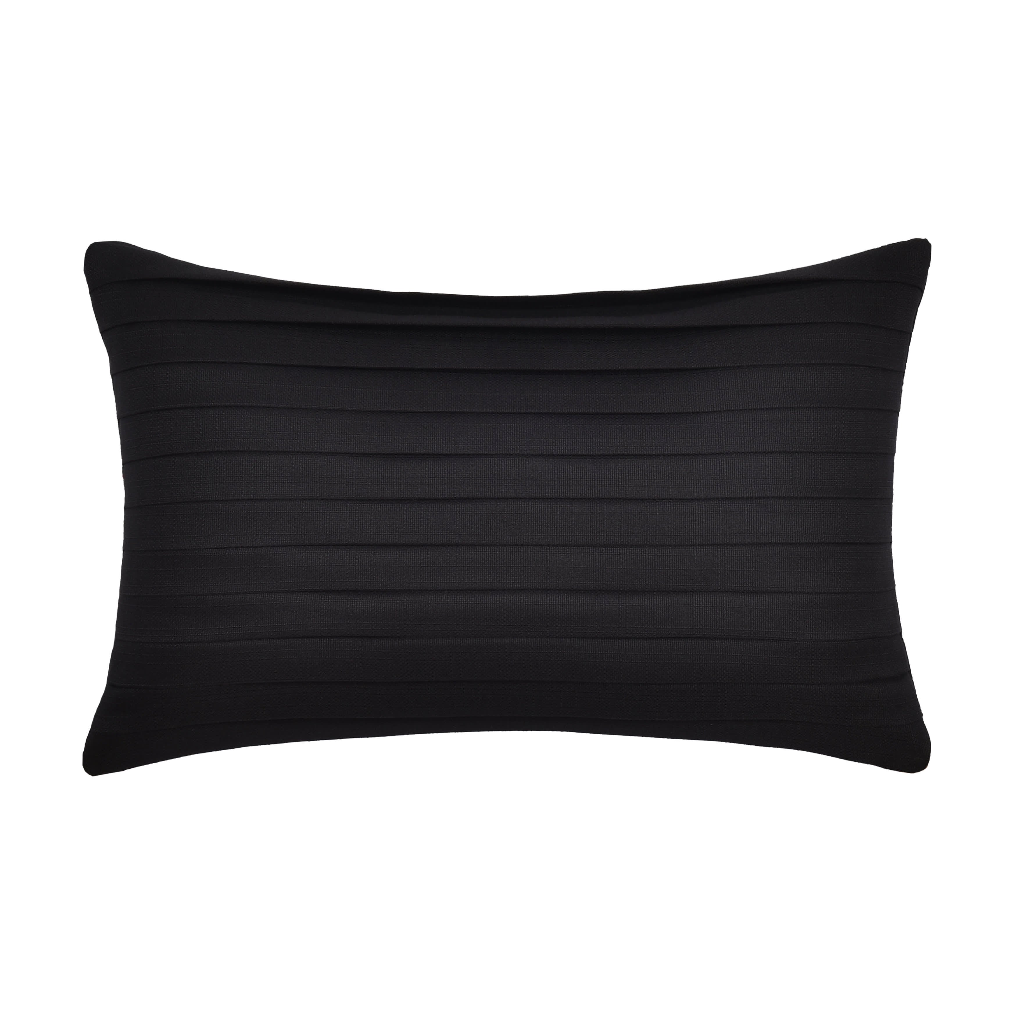Calabria Boudoir Decorative Throw Pillow, BLACK, hi-res image number null