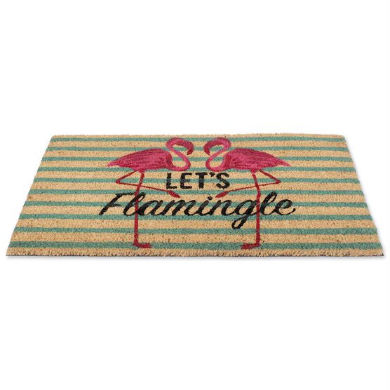 Lets Flamingle Doormat Floor Coverings, , on-hover image number null