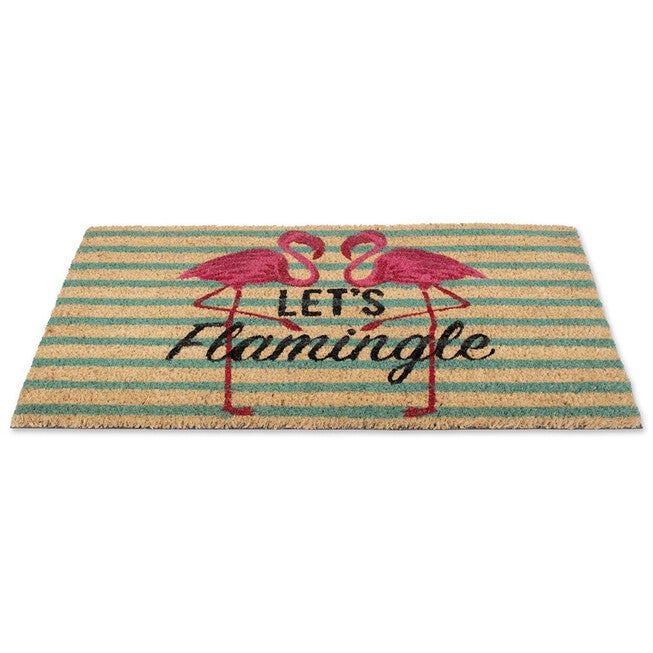 Lets Flamingle Doormat Floor Coverings, , on-hover image number 1