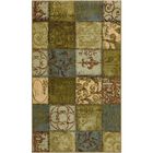 Floral Tile Blue Spa 2' 6" X 4' 2", BLUE, hi-res image number null