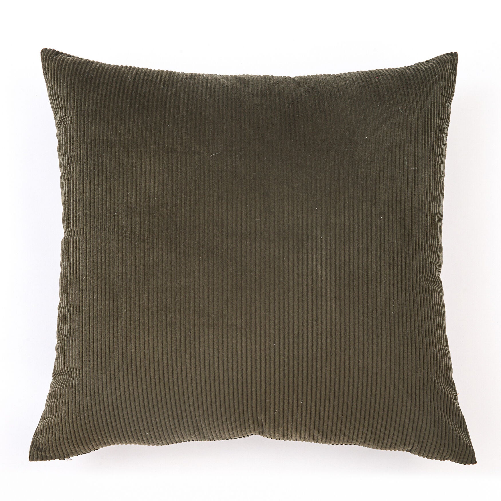 Solid Ribbed Toss Pillow, OLIVE, hi-res image number 0