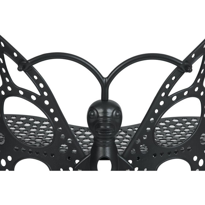 Butterfly Bench Black, , alternate image number 2